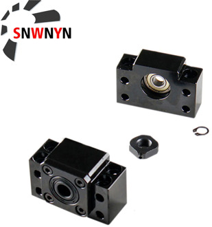 1set BKBF10 BKBF12 BKBF15 BKBF20 Fixed Floated BallScrew End Supports Bearing Mounts Used For SFU1204 SFU1605 SFU2005 Ball Screw