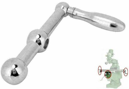 1Set Bridgeport Freesmachine Deel Threeball Crank Tafel Handvat Mill Gereedschap Cnc Freesmachine