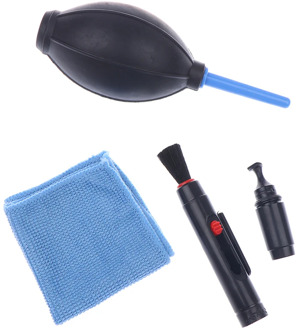 1Set Camera Cleaning Kit Dust Cleaner Lens Clean Brush Pen Wipes Fuliginous Air Blower Kit For Canon Sony Spirit Warm Shoe Lens
