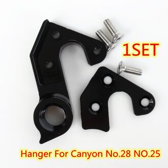1Set Cnc Fiets Derailleurhanger No.28 NO.25 Voor Canyon Aeroad Cf Slx Canyon Ultimate Cf Speedmax Slx Frame mech Dropout