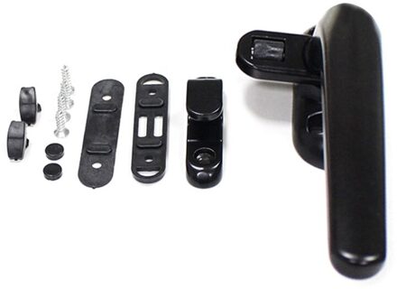 1Set Deurslot Handvat Sliding Window Security Hasp Voor Home Hardware Links/Rechts M3GB 11AG200646-LT-zwart