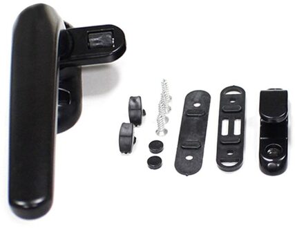 1Set Deurslot Handvat Sliding Window Security Hasp Voor Home Hardware Links/Rechts M3GB 11AG200646-RT-zwart