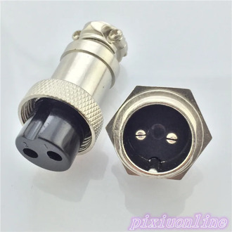 1set GX16 2 Pin Male Female L70Y Diameter 16mm Circular Connector Aviation Socket Plug Wire Panel Connector High Quality On Sale