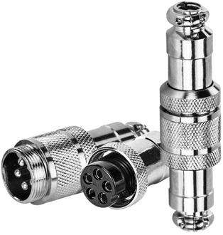 1set GX16 Aviation Plug Male And Female Pin Connector 16mm Circular Connectors Socket Plug GX16-2/3/4/5/6/7/8