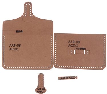 1Set Handgemaakte Harde Kraftpapier Stencil Sjabloon Voor Diy Leather Craft Vrouwen Handtas Schoudertas Naaien Patroon