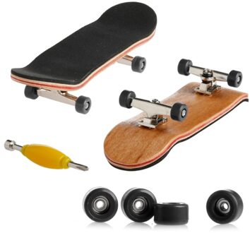 1Set Houten Dek Toets Skateboard Sport Spelletjes Kids Maple Hout Set