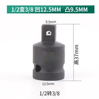 1Set Impact Socket Adapter 1/2 3/8 3/8-1/4 3/4-1/2 Socket Converter Adapter Reducer Voor Auto fiets Garage Reparatie Tool 12to38