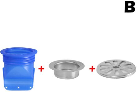 1Set Keuken Deodorant Siliconen Kern Badkamer Riool Afdichting Lek Terugslagklep Wc Anti-geur Pest Afvoerputje Seal buizen 1reeks B