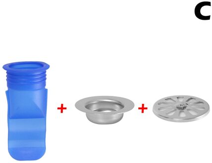 1Set Keuken Deodorant Siliconen Kern Badkamer Riool Afdichting Lek Terugslagklep Wc Anti-geur Pest Afvoerputje Seal buizen 1reeks C