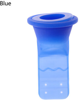 1Set Keuken Deodorant Siliconen Kern Badkamer Riool Afdichting Lek Terugslagklep Wc Anti-geur Pest Afvoerputje Seal buizen 1stk blauw