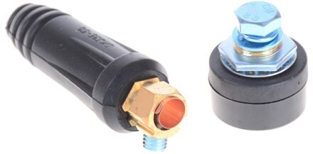 1Set Lassen Kabel Connector Plug Quick Fitting Mannelijke + Vrouwelijke Kabel Connector Plug Socket DKJ35-50 10-25 Lassen machine