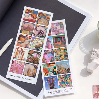 1set/lot Kawaii Stationery Stickers ins fresh Film Diary Planner Decorative Mobile Stickers Scrapbooking DIY Craft Stickers