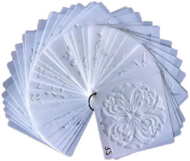 1Set Mandala Dot Painting Templates Stencils, Small Mandala Template Stencils for DIY Art Project Rock Painting