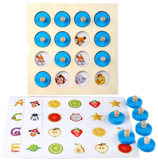 1set Memory Training Parent-child Kids Kindergarten Educational Children Kids Memory Tools Plaything Game Set Kit