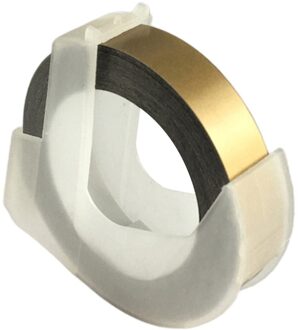 1Set Mini Handleiding Printer Mini Diy Hand Voor 3D Embossing Handleiding Tape Handmatig Schrijfmachine Belettering Embossing Label Machine goud Label