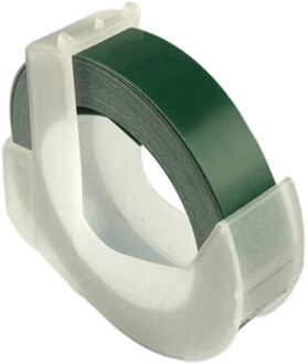 1Set Mini Handleiding Printer Mini Diy Hand Voor 3D Embossing Handleiding Tape Handmatig Schrijfmachine Belettering Embossing Label Machine groen Label