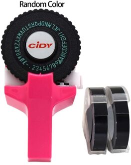 1Set Mini Handleiding Printer Mini Diy Hand Voor 3D Embossing Handleiding Tape Handmatig Schrijfmachine Belettering Embossing Label Machine