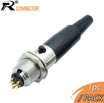 1set Mini XLR 3 4 5 Pin Female Plug + Male Socket Small XLR Audio Microphone Connector MIC for Cable Soldering Straight