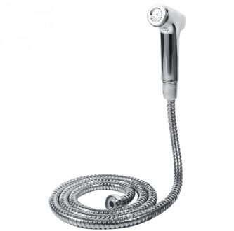 1Set Multi-Functionele Bidet Sproeier Abs Badkamer Handheld Bidet Douche Sproeier Slang Houder Muurbeugel Set