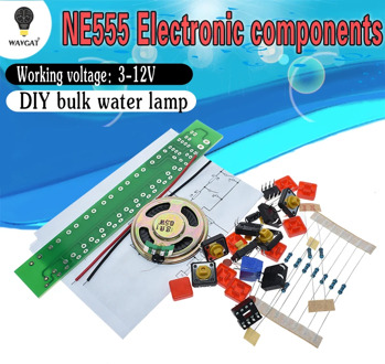 1SET NE555 Component Electronics Electric Piano Organ Module DIY Kit Learn electronic principles, children's lab
