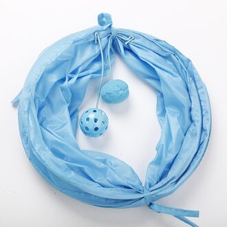 1Set Opvouwbare Cat Tunnel Monochromatische Opvouwbare Polyester Kat Kanaal Tunnel Creatieve Kleine Speelgoed Kat Tunnel 02