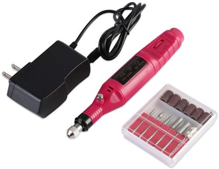 1Set Professionele Elektrische Nagel Boor Machine Kit Manicure Machine Nail Art Decoraties Pen Pedicure Nagels Bestand Art Gereedschap Kit