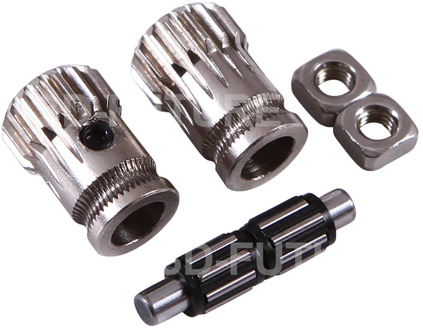 1Set Prusa i3 MK2/MK3 3D Printer Part Cloned Btech Dual Gears DIY Prusa i3 Steel Pulleys Kit 3D Printer Gears Extrusion Wheel