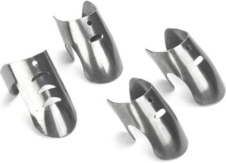 1Set Rvs Snijden Vinger Guard Keuken Finger Protector Groente Snijden Vinger Protector Anti-Cut Keuken Gadget