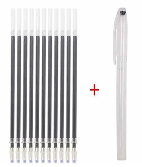 1Set Stof Markers Potlood Vervagen Out Voor Tekening Lijnen Verdwijnen Marker Pennen Pp Multifunctionele Diy Craft Naaien Accessoires zwart
