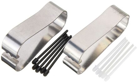 1set Touch Stylus Vervanging Tips Penpunten met Metalen Clip Voor S Pen Samsung Galaxy Note 3/4/ 5 wit