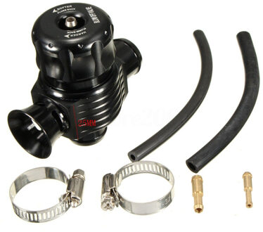 1Set Universele 25Mm Aluminium Auto Dual Port Splitter Blow Off Dump Valve Bov