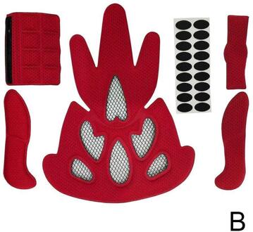 1Set Universele Fiets/Motorfiets Helm Binnenvoering Fiets Pad Voering Netto Set Pads Met Spons Helm Kit Insect replaceme M8G7