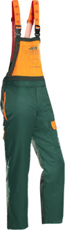 1SG7 Kettingzaag bavetbroek Flessengroen/OranjeXXL