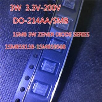 1SMB5917BT3G 1SMB5918BT3G 1SMB5919BT3G 1SMB5920BT3G 4.7V 5.1V 5.6V 6.2V 3.0W Zenerdiode DO-214AA Smb