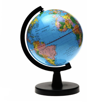 1ud ball globe with swivel bracket toy educational geography map globe