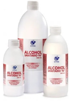 1ud sanitaire alcohol 250ml/500ml/1000ml DYN to clean 96 degree for disinfect