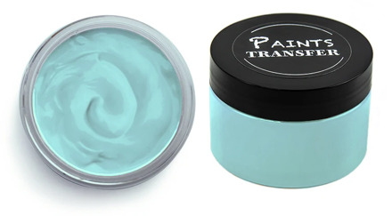 1US Fl.oz Chalk Pastes for Chalk Couture Screen Painting Stencils Aqua Sky Stencils Ink Paints Transfer