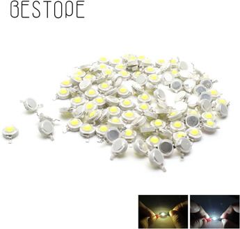 1W SMD High Power LED Chip 20-100-1000pcs White Warm White LED Lamp Beads Bulb Chip For Floodlight Spotlight Lamp Light Beads