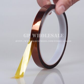 , 1x 13mm * 33 M * 0.06mm Polyimide Tape elektrisch Isolerend Hittebestendige Tape, voor Laptop, Cellphone, LED