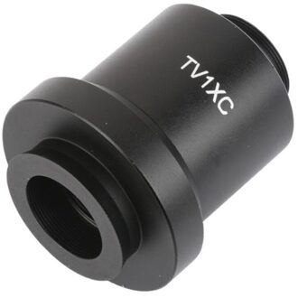 1X C-Mount Trinoculaire Microscoop Camera Adapter 34Mm Microscoop Montage-Interface 25.4Mm Microscoop Camera Interface