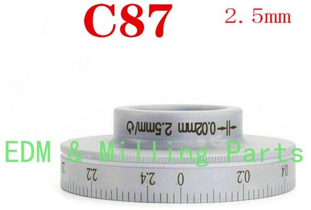 1X Freesmachine Deel Wijzerplaat Kalibratie Loop C87/2.5Mm Cnc Mill Voor Bridgeport