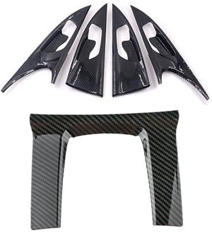 1x Gear Shift Frame Cover Trim Voor Honda Civic & 4x Auto Deurklink Kom Cover