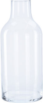 1x Glazen fles vaas/vazen 13,5 x 30 cm transparant 3300 ml
