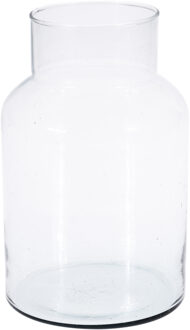 1x Glazen vaas/vazen 5000 ml van 14 x 26 cm - Vazen Transparant