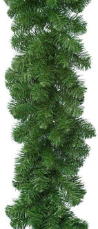 1x Groene dennenslinger kerstslingers 270 cm - Guirlandes