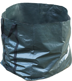 1x Groene vierkante tuinafvalzakken opvouwbaar 227 liter