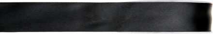 1x Hobby/decoratie zwarte satijnen sierlinten 1 cm/10 mm x 25 meter