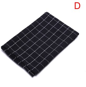 1X Katoenen Servet Keuken Handdoek Theedoek Schoonmaakdoekje Theedoek Gedrukt Duurzaam, 40X60Cm Puur Katoen Streep Plai