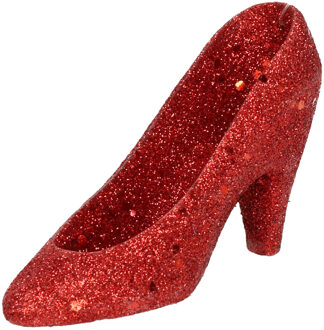 1x Kersthangers rode hakken/pumps 10 cm kerstboomversiering