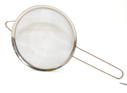 1x Keuken vergiet/zeef edelstaal - diameter 18 cm